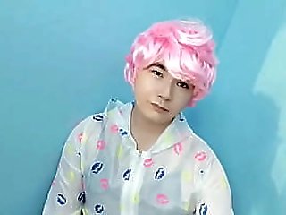 cock stroking loving trannies cum for the camera