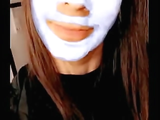 horny thalia jacks off her big stiff cock