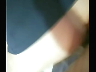 tattooed shemale and skinny guy pump their asses on the sofa