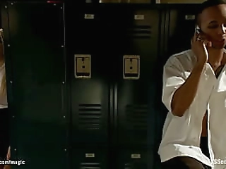 busty shemale chef fucks bound black