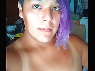 seductive black shemale shanayra rubs her big black cock