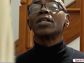 tbabe almost cant handle sucking a bbc