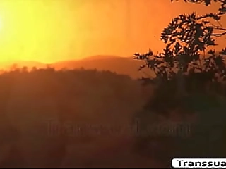 tgirl sasha loves getting doggy by dude