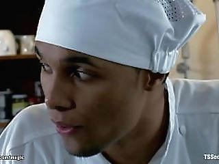 shemale chef fucking black colleague