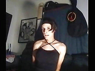 ts taralynn stroking that hard cock