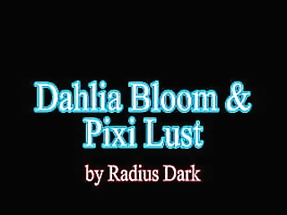 tgirl pornstar: dahlia bloom makes love to pixi lust!