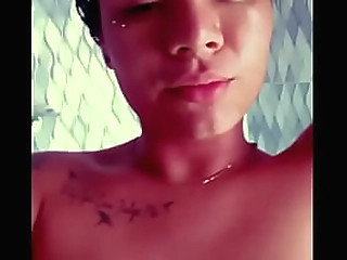 hot shemale in sexy stockings gaby maiia strokes her shecock