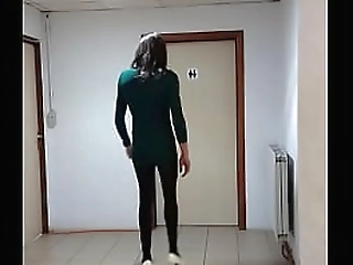 real tranny sex - black latin shemale is stroking