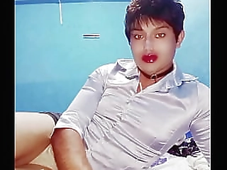 skinny teen ladyboy in jean shorts getting fucked on the sofa