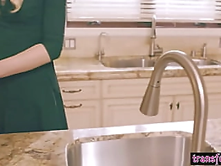 bbw pretty shemale chubbsy stroke and cum