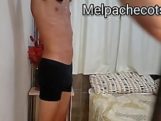 teen shemale jacking off on webcam for fans