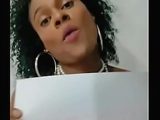 shemale in white with enormous cock