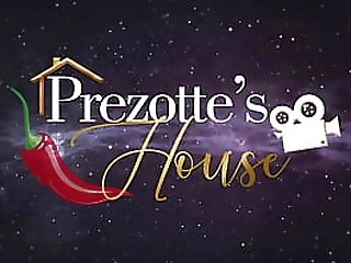 red lingerie tgirl demii stroking her uncut cock