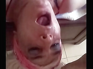 trans babe in cop uniform foot milks a stud s huge rod