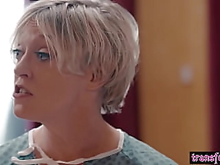 super cute teenager pi ladyboy masturbating her hairy cock and cum