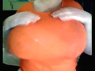 dressing up with big tits