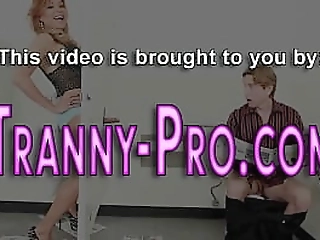 beautiful tgirl shasha masturbates on the bed