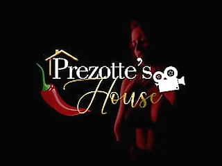 tgirl playing with herself all alone on the bed