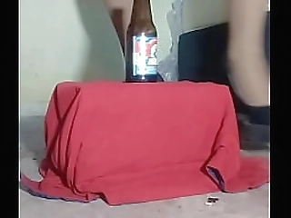 masturbating ladyboy shoots a jizz load from her teen cock