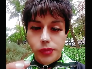 ladyboy nam makes her post op pussy cum with a glass toy